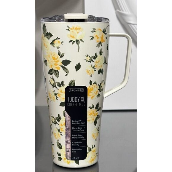 BruMate Toddy XL 32oz, COTTAGE ROSE - Picture 1 of 4